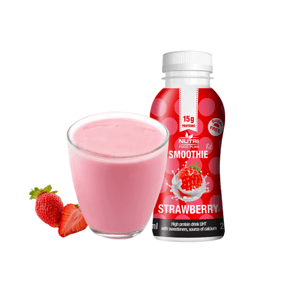 Jahodové proteinové smoothie