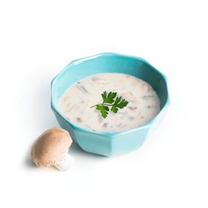 Houbová proteinová polévka