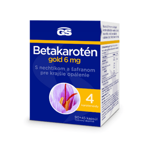 GS Betakarotén Gold 6 mg, 90 + 45 kapsúl