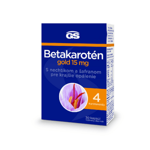 GS Betakarotén Gold 15 mg, 30 kapsúl