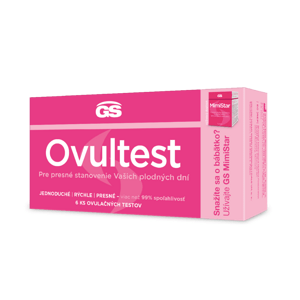GS Ovultest, 3v1, 6ks ovulačných testov