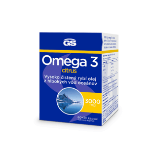GS Omega 3 CITRUS, 60 + 30 kapsúl