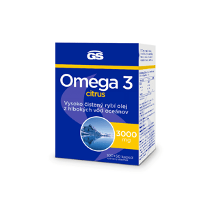 GS Omega 3 CITRUS, 100 + 50 kapsúl
