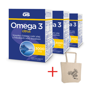 GS Omega 3 CITRUS, 3×150 kapsúl