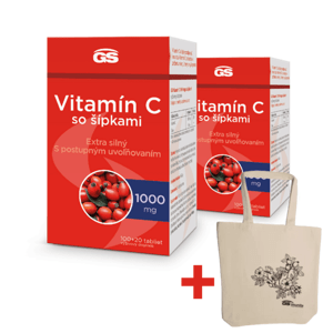 GS Vitamín C 1000 so šípkami, 2 x 120 tabliet