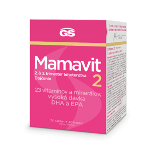 GS Mamavit 2 - tehotenstvo a dojčenie, 30 tabliet + 30 kapsúl