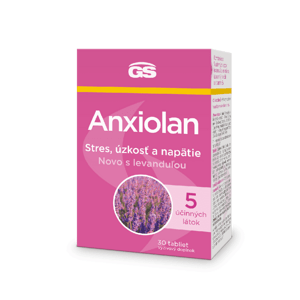 GS Anxiolan s levanduľou, 30 tabliet