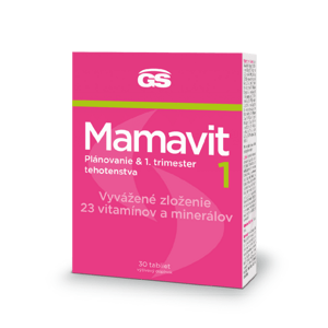 GS Mamavit 1 - Plánovanie a 1. trimester, 30 tabliet