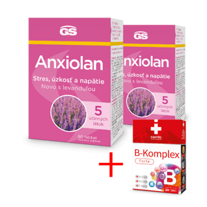 GS Anxiolan s levanduľou, 2× 60 tabliet