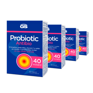 GS Probiotic Antibio, 4× 10 kapsúl