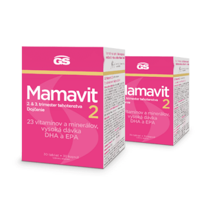 GS Mamavit 2 - tehotenstvo a dojčenie, 60 tabliet + 60 kapsúl