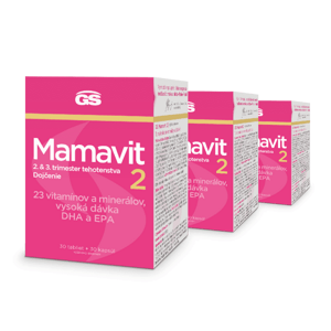 GS Mamavit 2 - tehotenstvo a dojčenie, 90 tabliet + 90 kapsúl