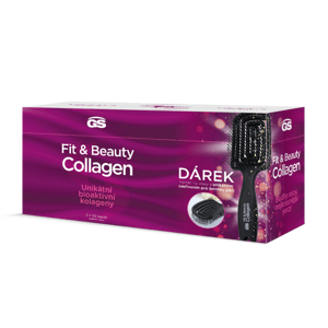 GS Fit & Beauty Collagen, 2× 50 kapsúl + darček: kefa na vlasy