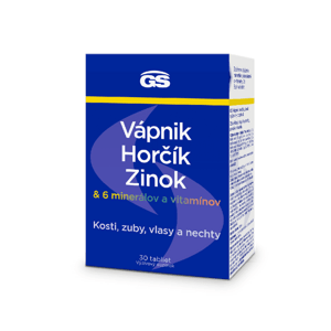 GS Vápnik, Horčík, Zinok, 30 tabliet