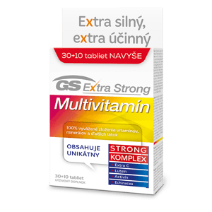 GS Extra Strong Multivitamín, 30 + 10 tabliet