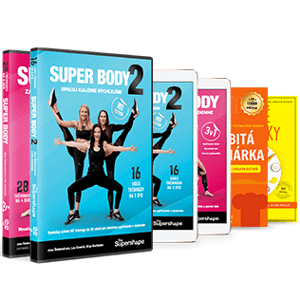 ON-LINE video program + DVD set  + Kniha NABITÁ KUCHÁRKA + Kniha ZDRAVÉ RÝCHLOVKY