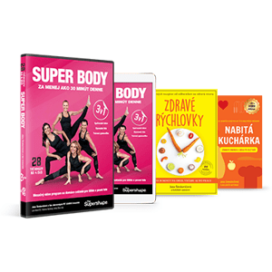 On-line video program + DVD set + Kniha ZDRAVÉ RÝCHLOVKY + Kniha NABITÁ KUCHÁRKA