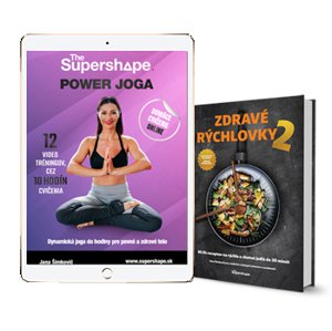 PRE POHODOVÚ ŽENU a pevné telo - Online program na domáce cvičenie POWER JOGA + kniha ZDRAVÉ RÝCHLOVKY 2