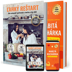 ĽAHKÝ REŠTART + NABITÁ KUCHÁRKA - Sada obidvoch kníh