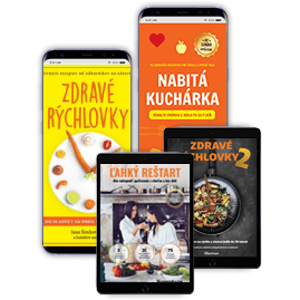 ĽAHKÝ REŠTART + ZDRAVÉ RÝCHLOVKY 1+2 + NABITÁ KUCHÁRKA - E-kniha