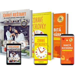 ĽAHKÝ REŠTART + ZDRAVÉ RÝCHLOVKY + NABITÁ KUCHÁRKA - Sada obidvoch kníh