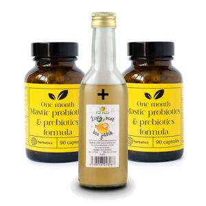 Set na podporu trávenia: 2x Masticha PROBIOTICS & PREBIOTICS + jablčný ocot zdarma- Herbatica