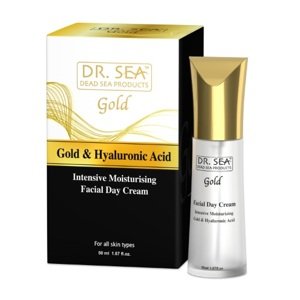 Denný pleťový intenzívny krém s kozmetickým zlatom a kyselinou hyaluronovou - 50ml - Dr. Sea