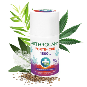 ARTHROCANN konopný masážny gél FORTE+1800 mg CBD - 90 ml - Annabis