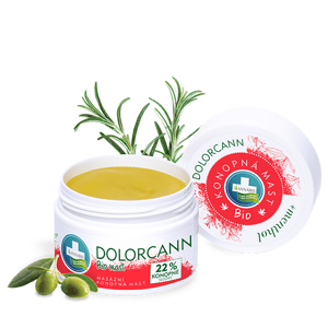 DOLORCANN BIO konopná masážna masť s mentolom - 50 ml - Annabis