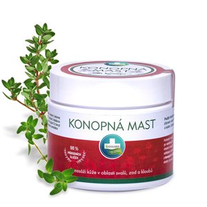 KONOPNÁ masť na masáž chrbta, svalov a kĺbov - 330 ml - Annabis