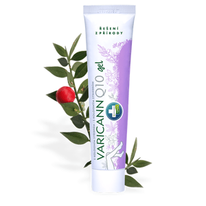 VARICANN Q10 gél na nohy, kŕčové žily s koloidným striebrom - 75 ml - Annabis