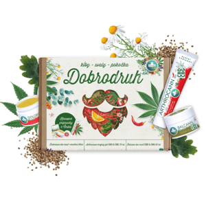 Darčekové balenie DOBRODRUH pre kĺby, svaly a pokožku - Annabis