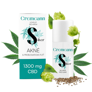 CREMCANN SILVER 1 300 mg lokálny bio krém na problematickú pokožku - 30 ml - Annabis