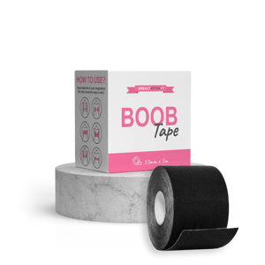 BreastExtra+ BOOB Tape (čierna) - špeciálna lepiaca páska na prsia