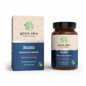 Železo - vitamínový komplex - kapsule 60 ks - Green idea