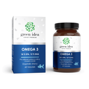Omega 3 - 18% EPA, 12% DHA - kapsule 60 ks - Green idea
