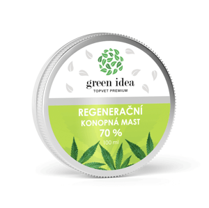 Konopná regeneračná masť 70% 100 ml - Green idea