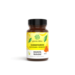 Gummygreen - Multivitamín + probiotiká 60 ks - Green idea