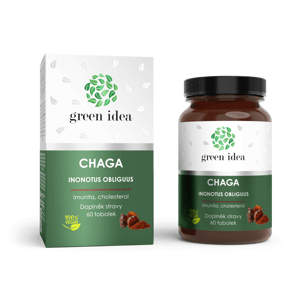 Čaga - kapsule 60 ks - Green idea
