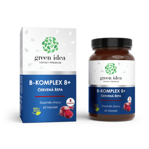 B-komplex 8+ červená repa - kapsule 60 ks - Green idea