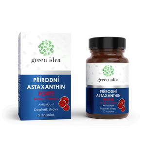 Astaxantín forte 12 mg - kapsule 60 ks - Green idea