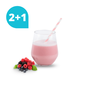 Koktail s príchuťou lesného ovocia 2+1 ZADARMO