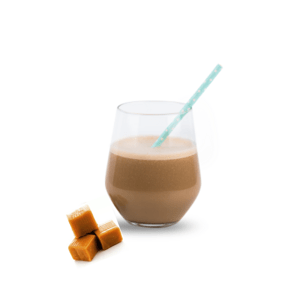 Karamelový proteínový koktail